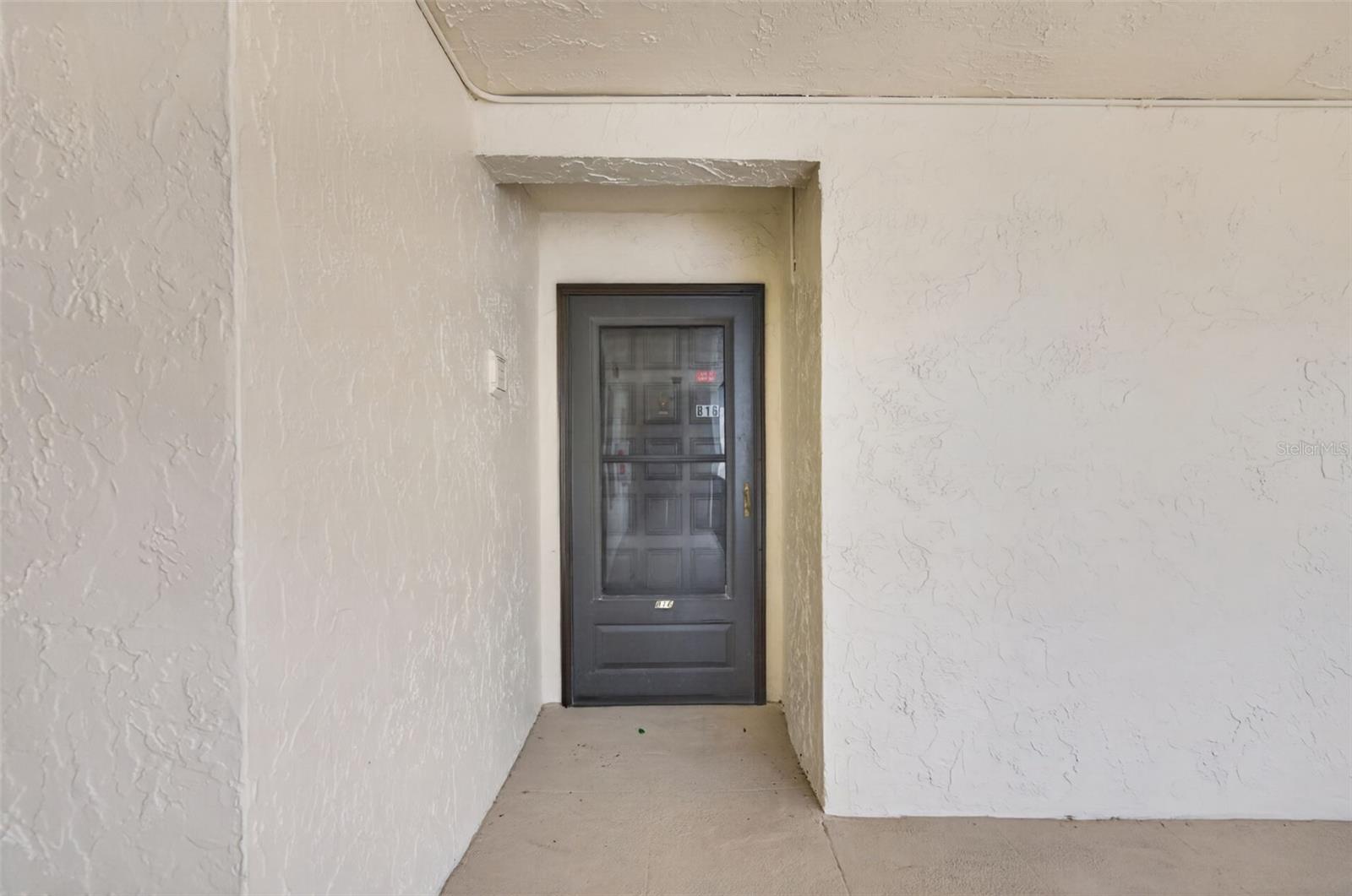 Entry way into unit B16