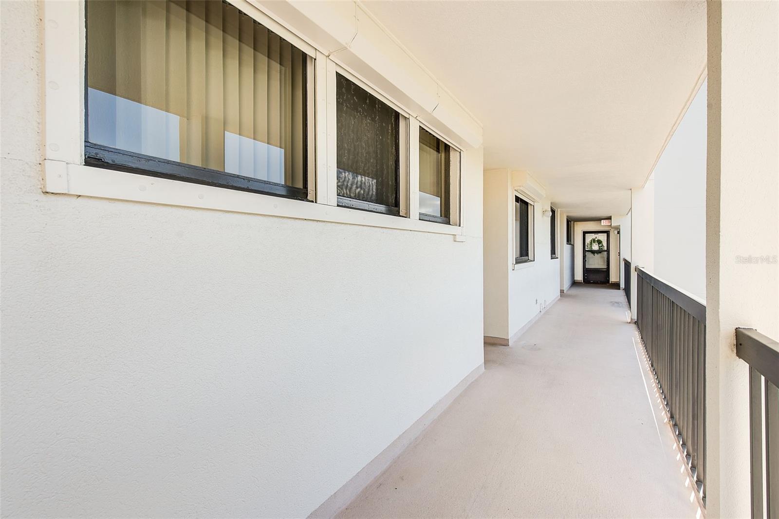 Open Hallway to Elevator