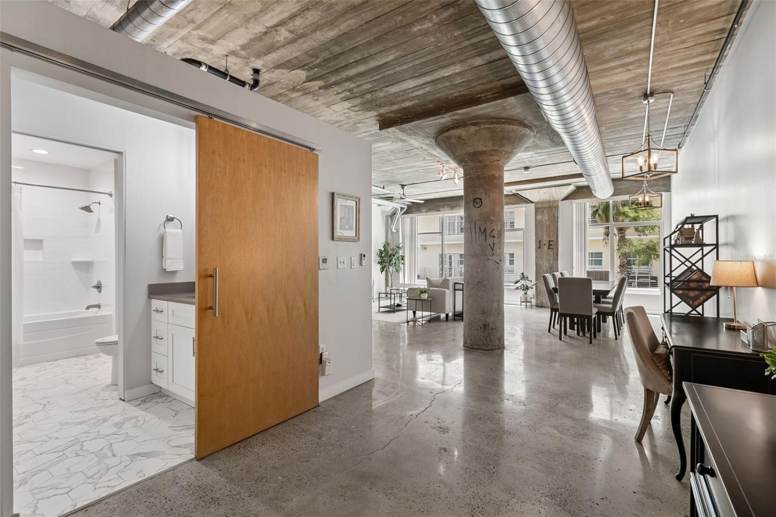 Open floor plan living