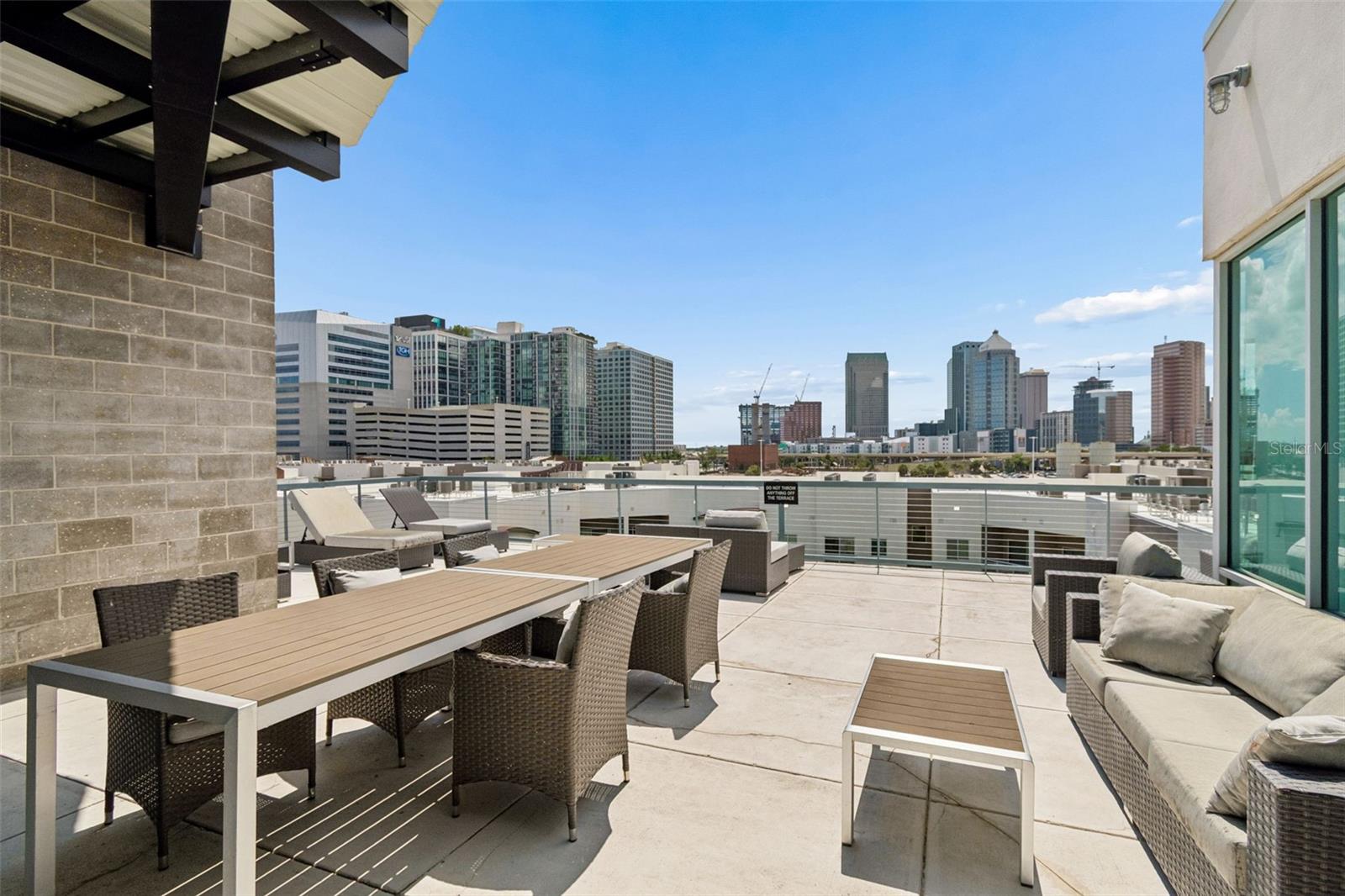 community rooftop patio