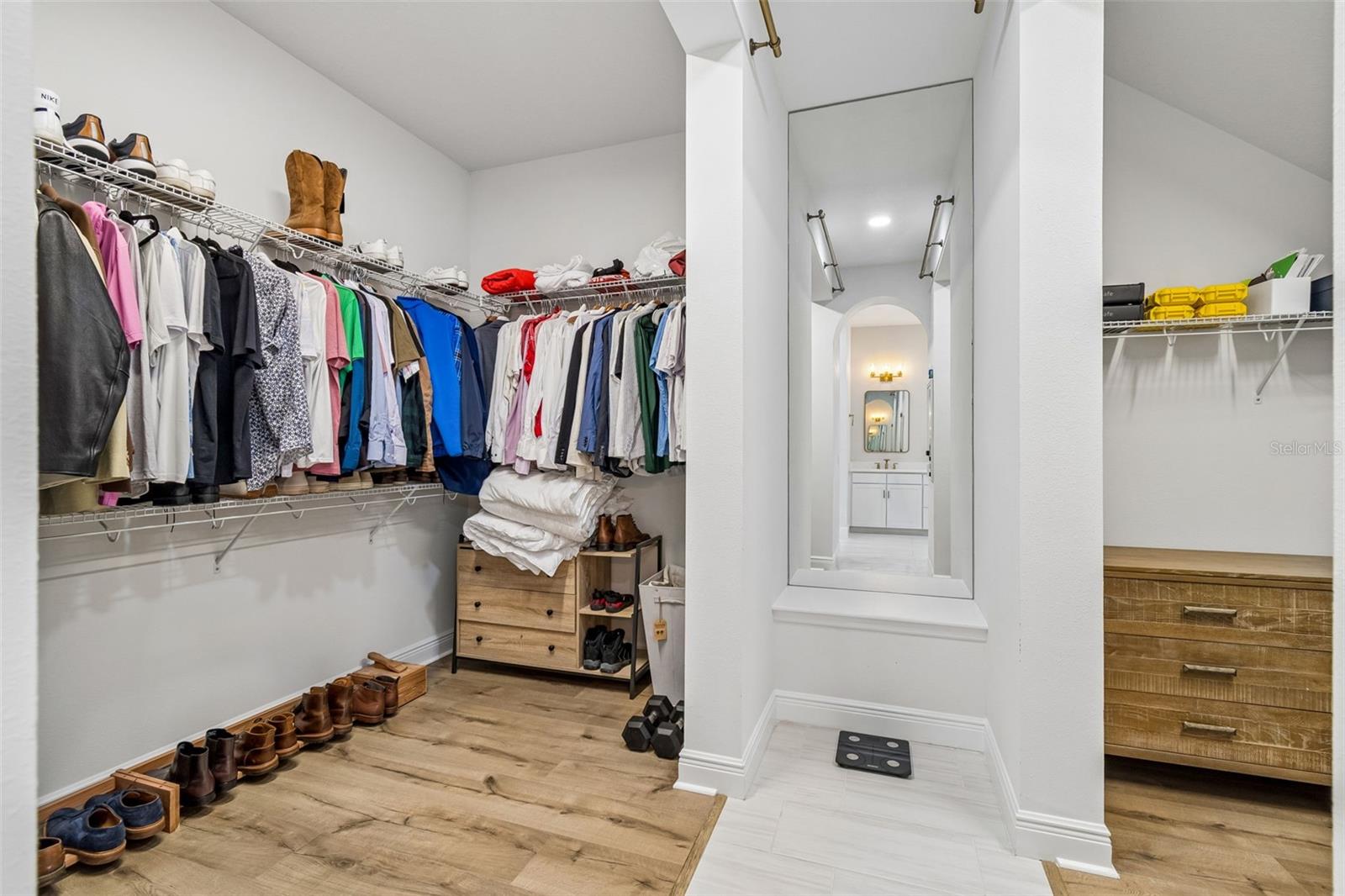Primary Walk-in Closets