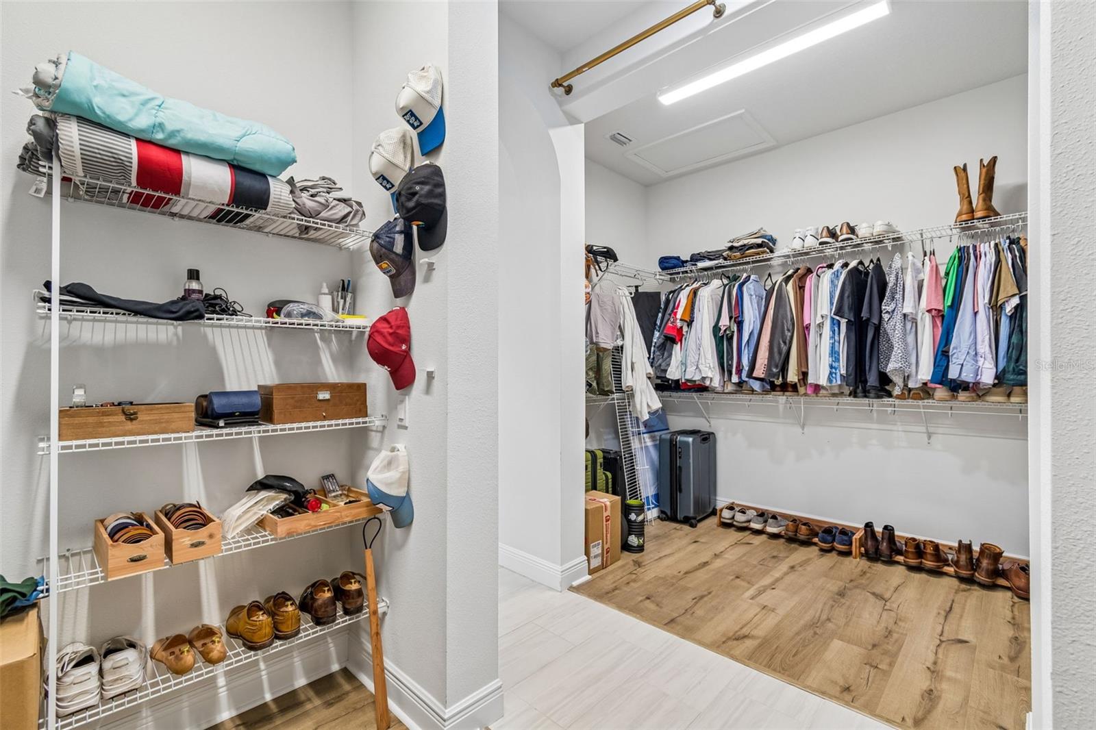 Primary Walk-in Closets