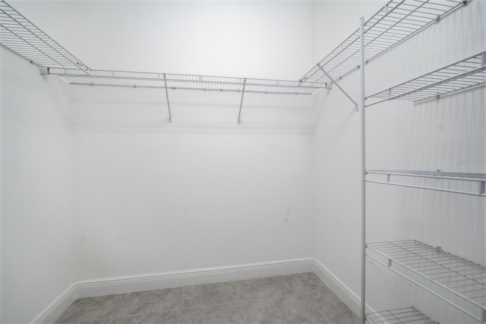 Primary walk in closet