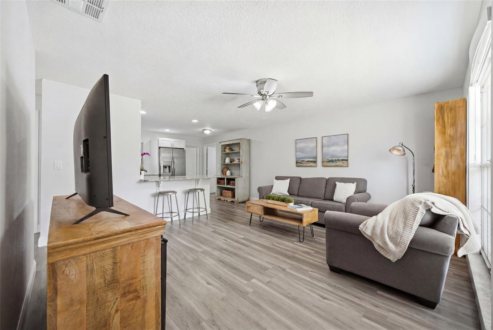 Spacious living area