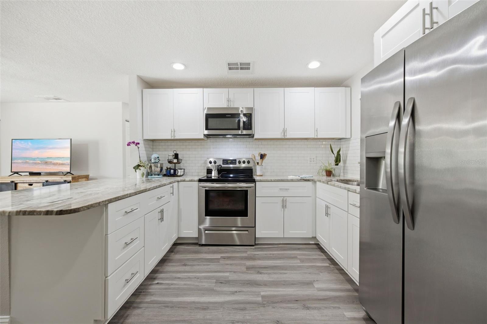 Remodeled kitchen