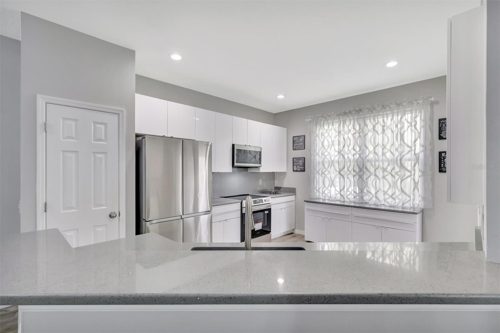 Bar Area and Kitchen
