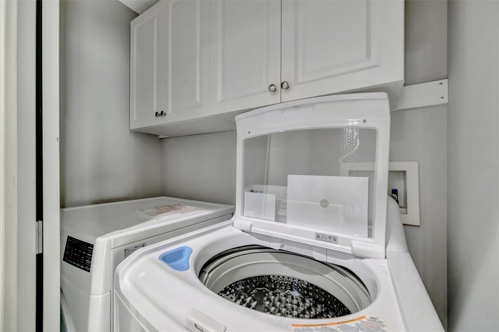 Washer / Dryer Closet Upstairs