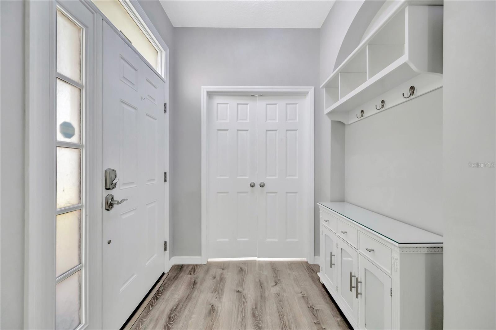 Entrance Foyer and the door to the Bonus Room (left when you walk in)