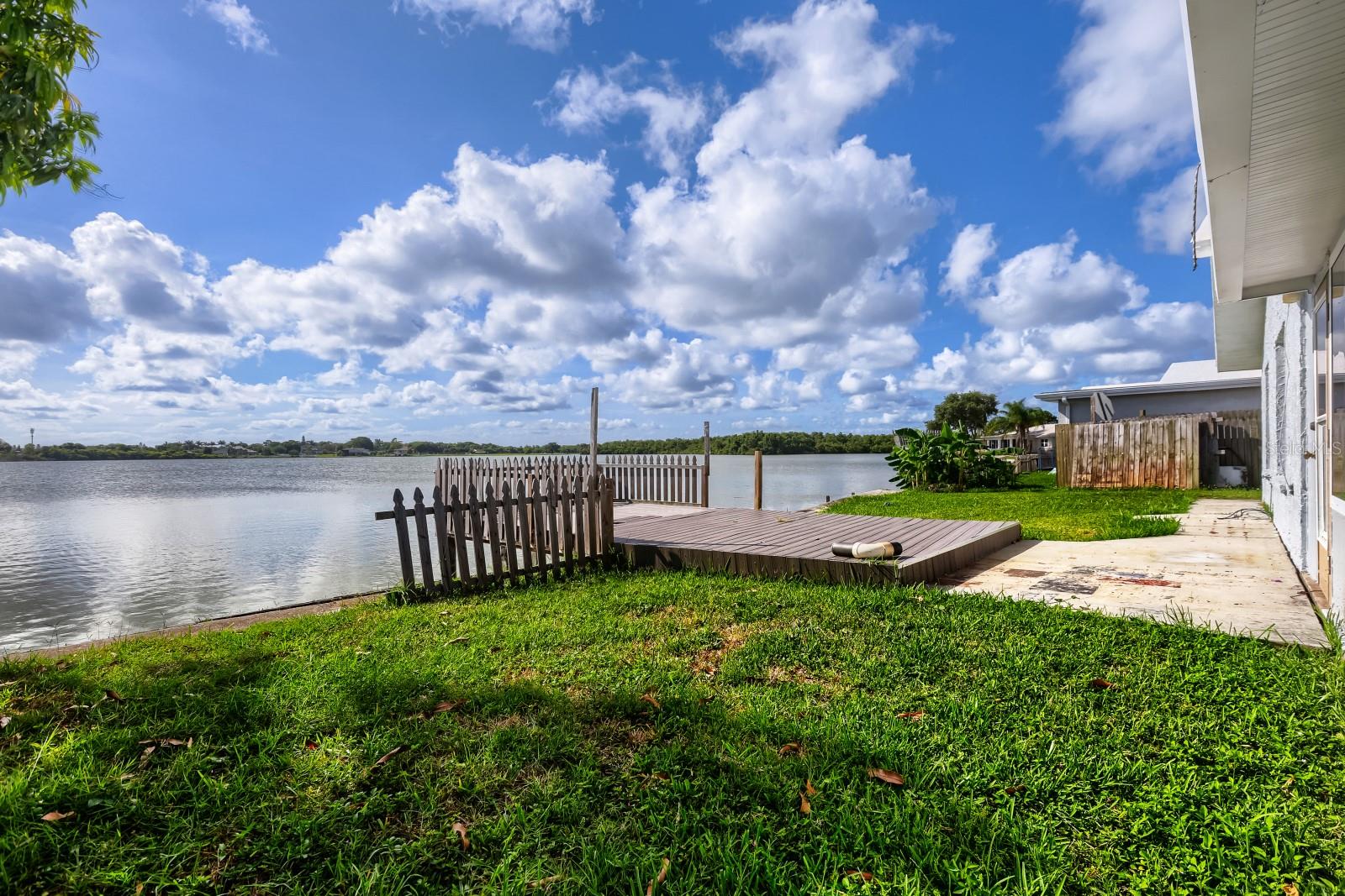 Backyard waterview