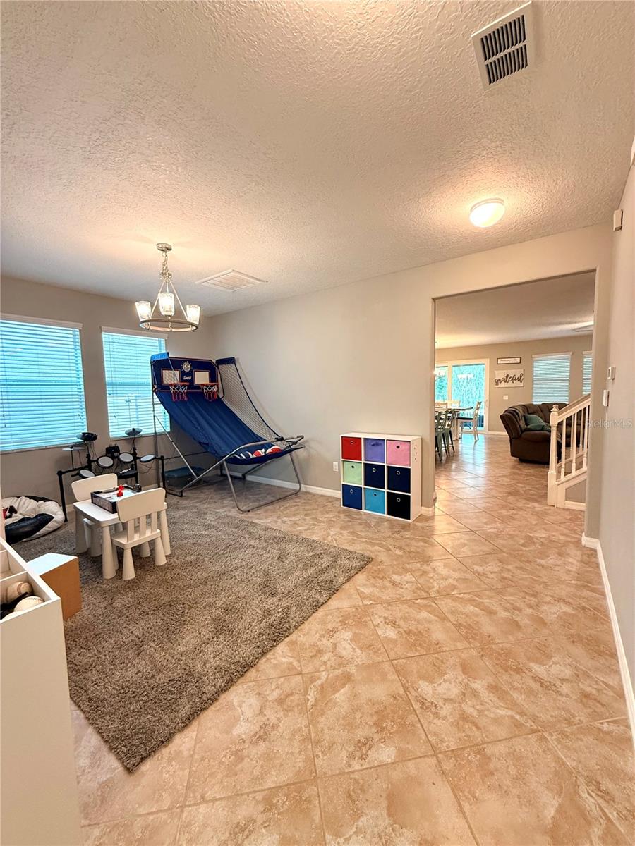 Formal dining or play room