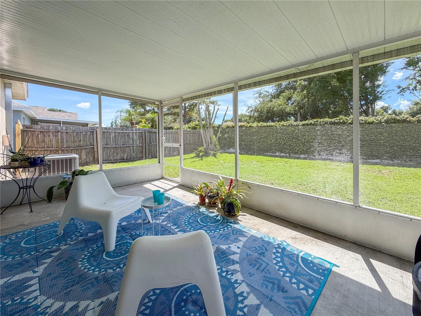 Rear Screened Patio