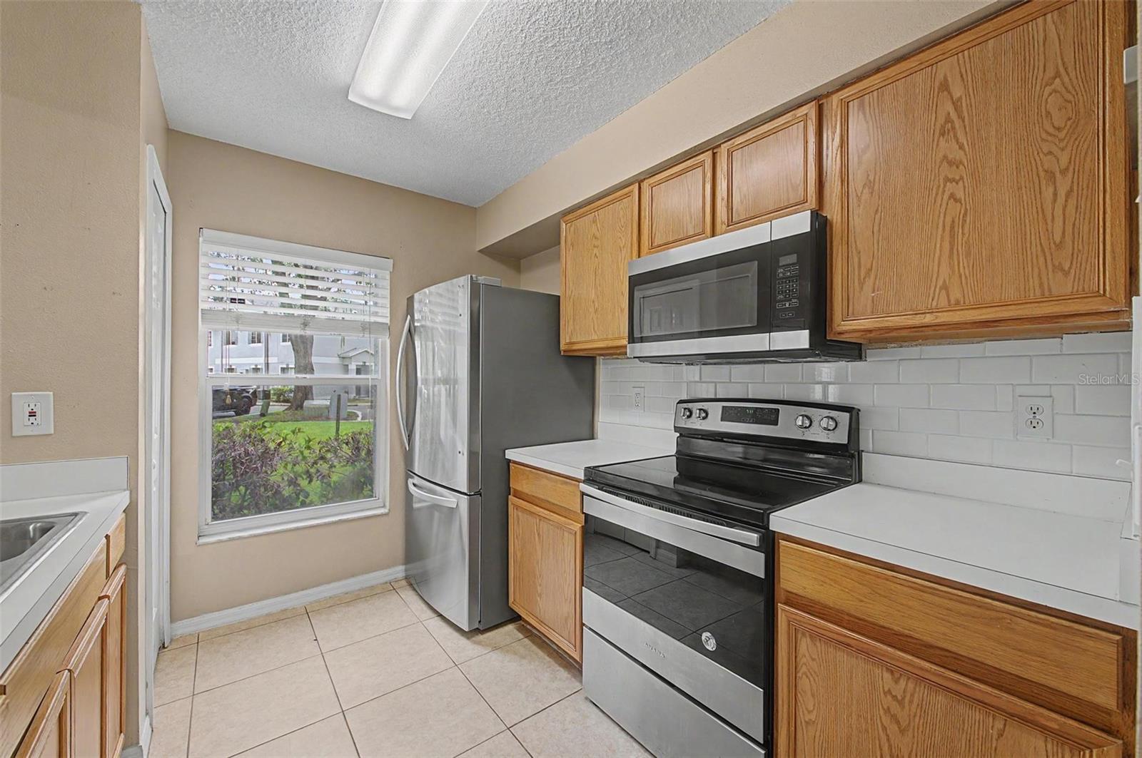 Kitchen with Stainless Steal Appliances