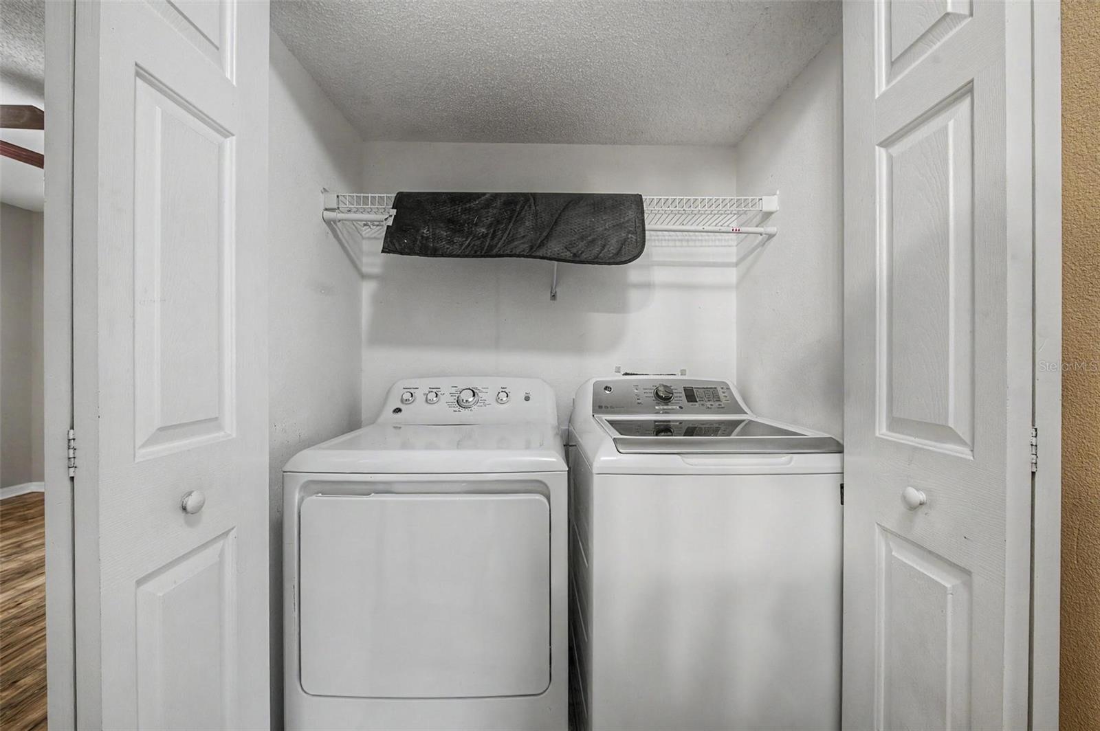 Laundry next to the Bedrooms