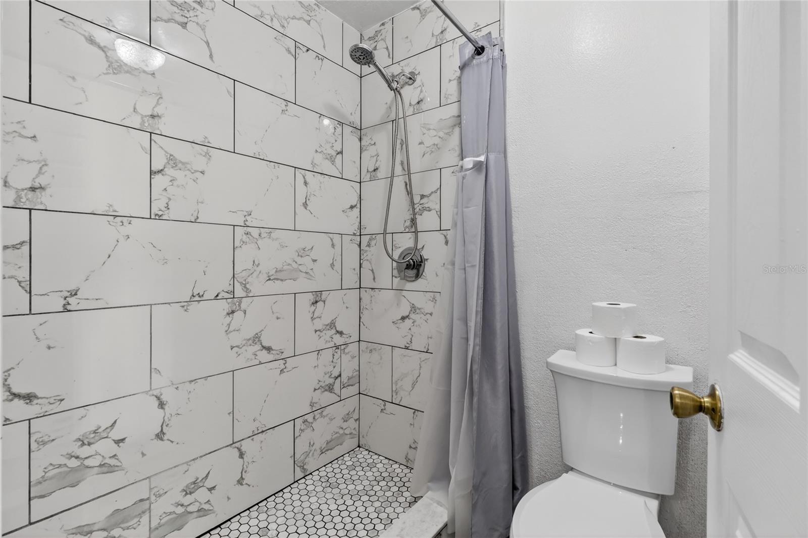 Primary bathroom shower