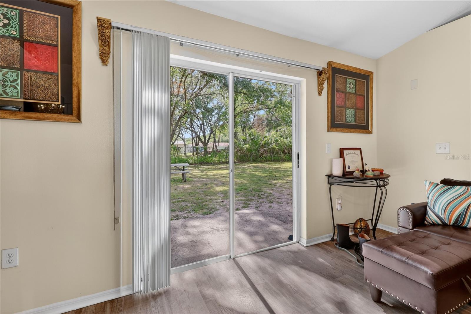 Sliding glass back door