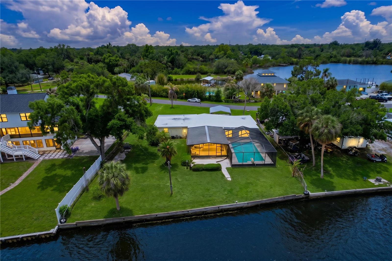 AERIAL FROM THE BACK