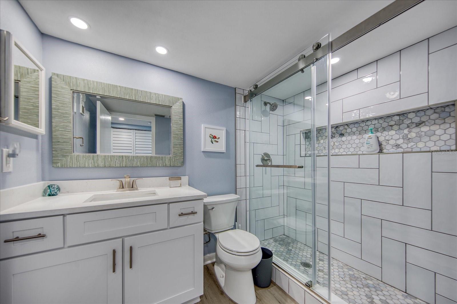 New shower