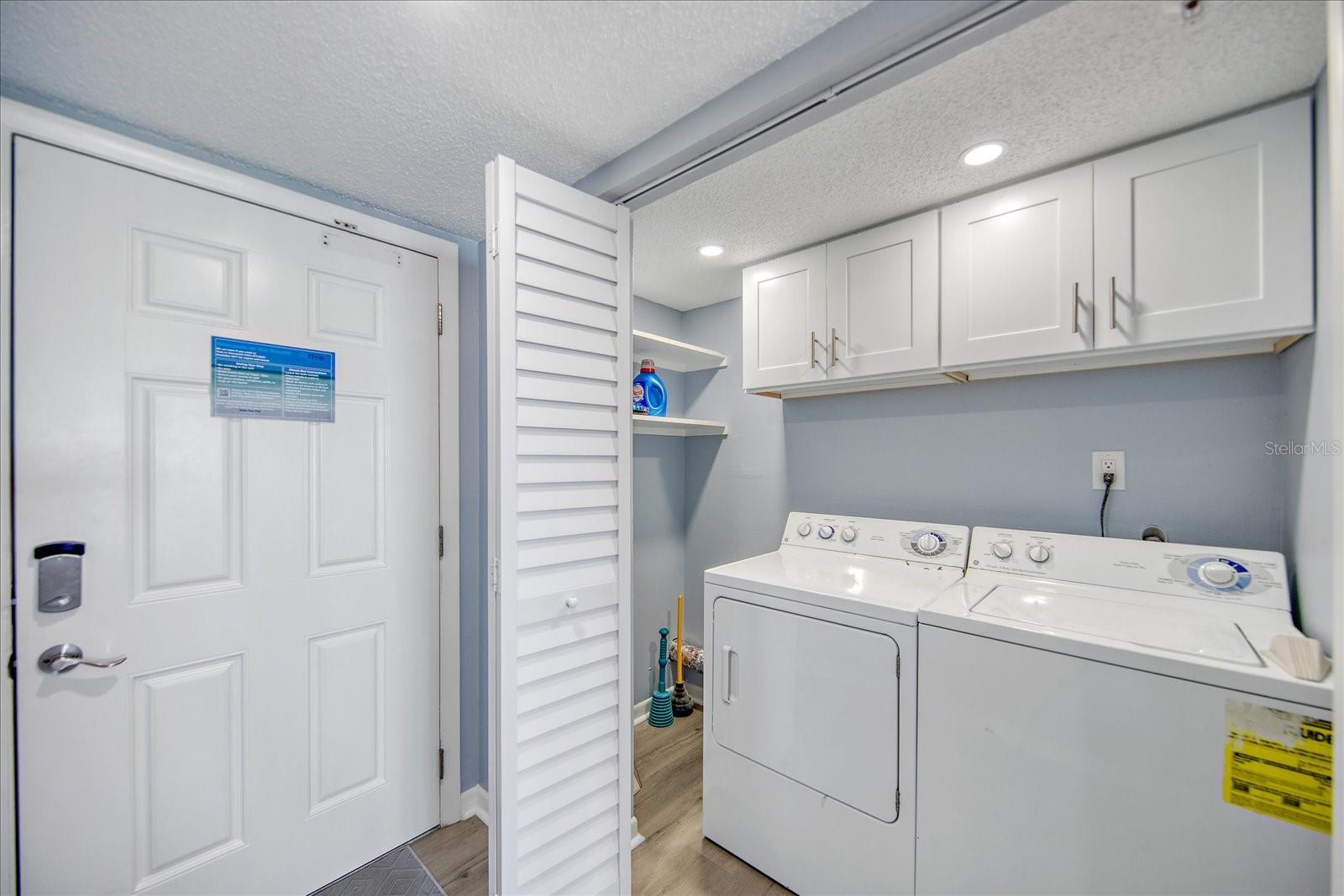Washer and Dryer in the unit