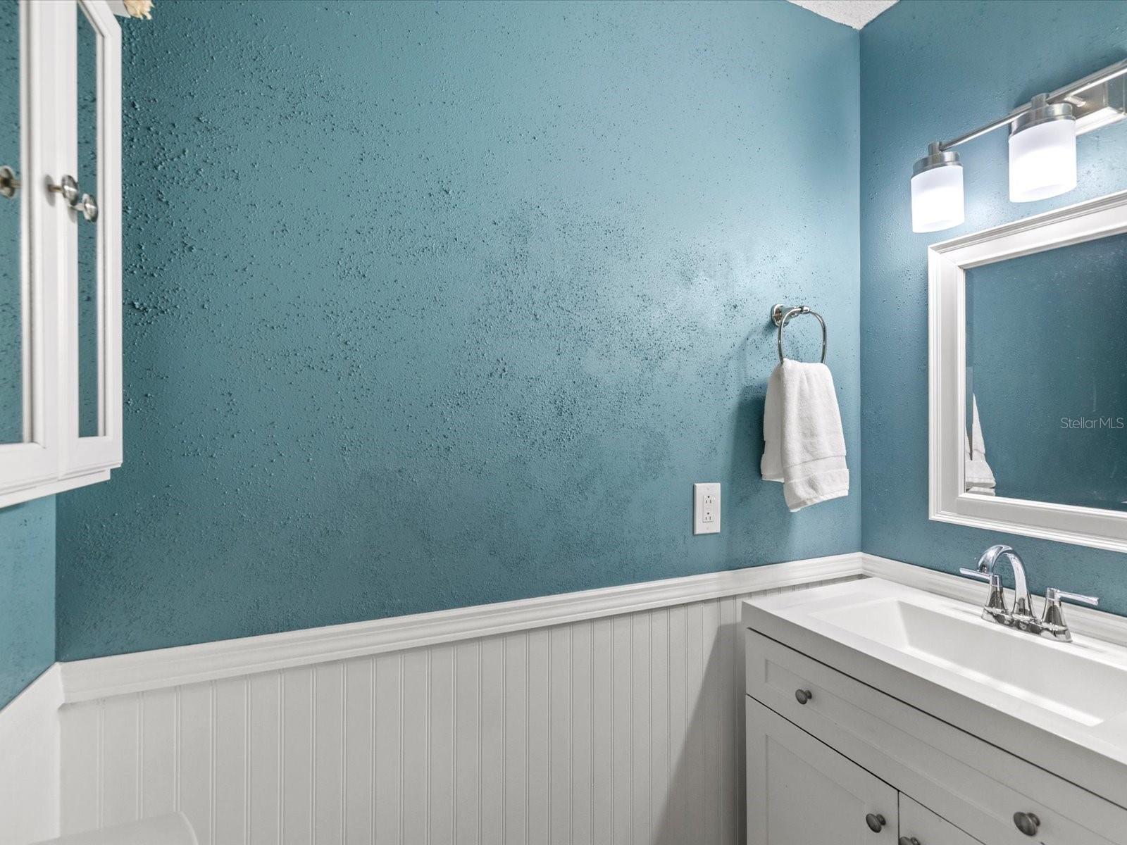 Main floor half bath