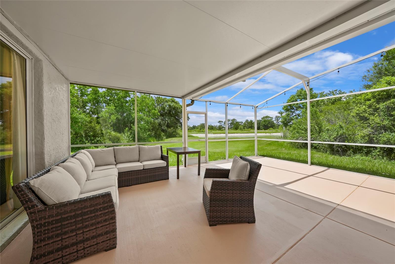 Custom outdoor entertaining space