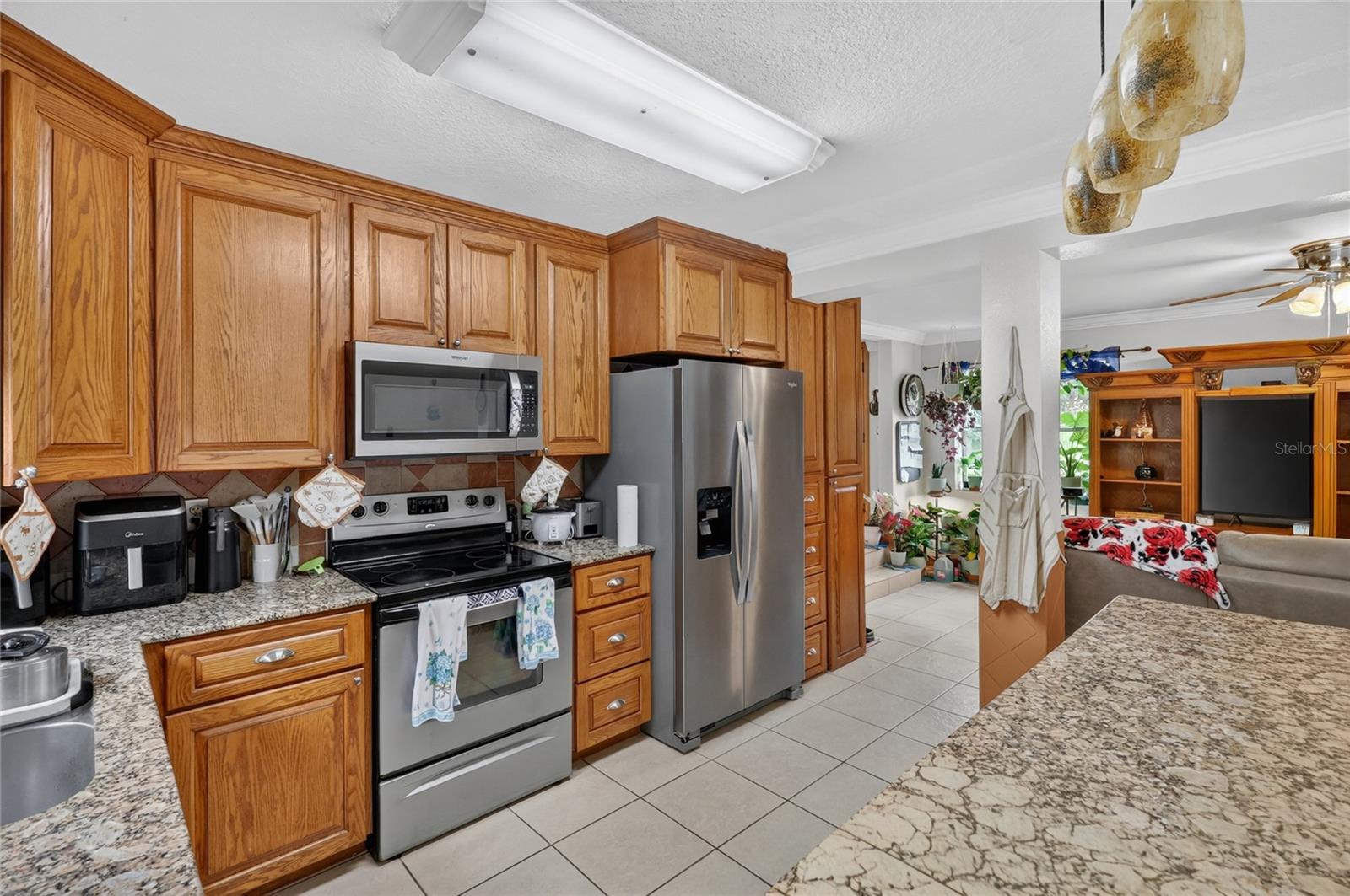 Counter space for all the appliances and still room to cook!