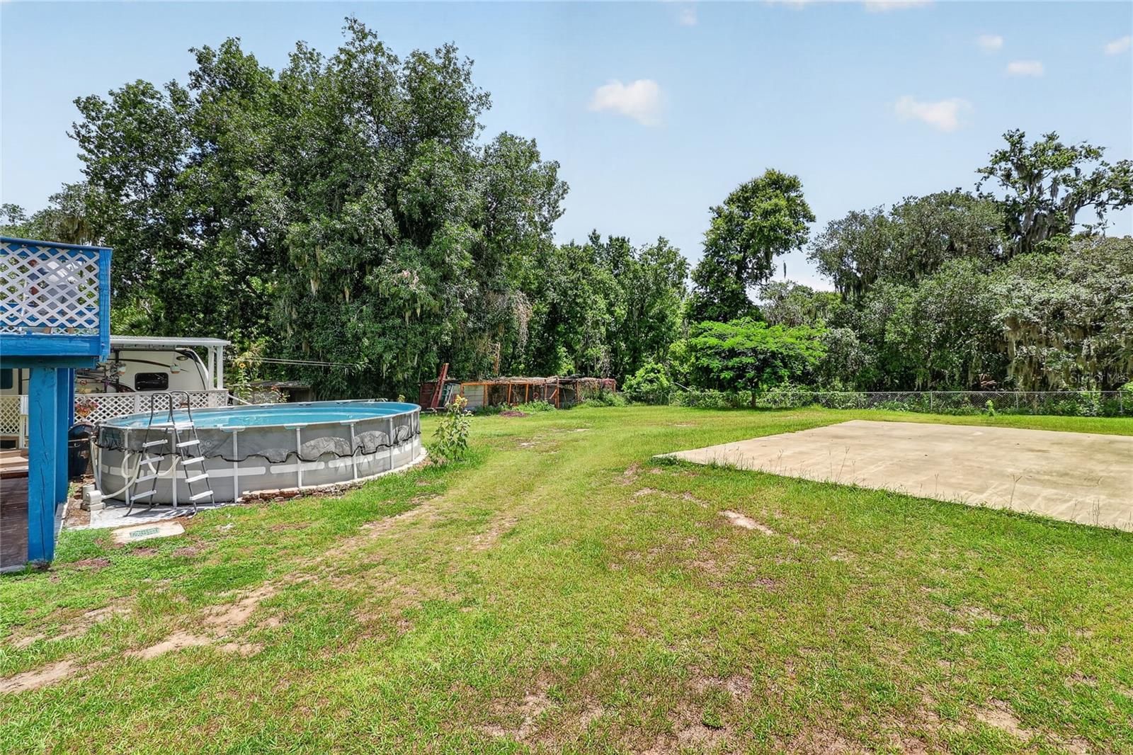 above ground pool to keep you cool in the summer