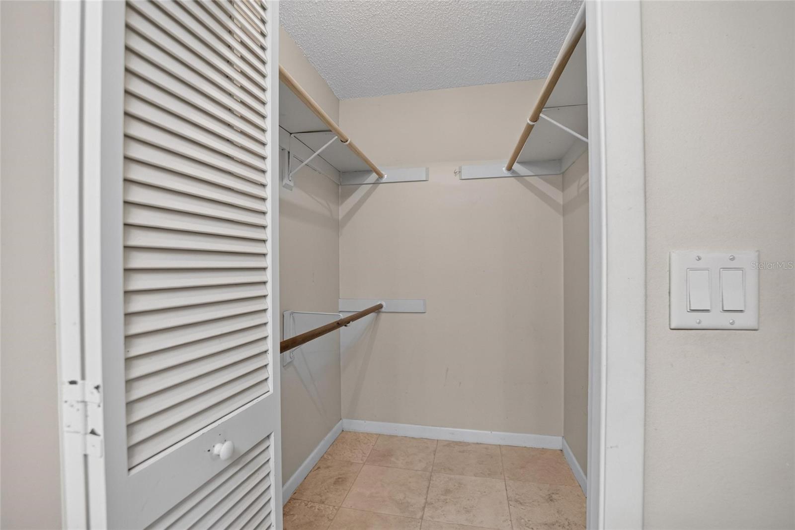 Walk-in Closet in Primary Bedroom