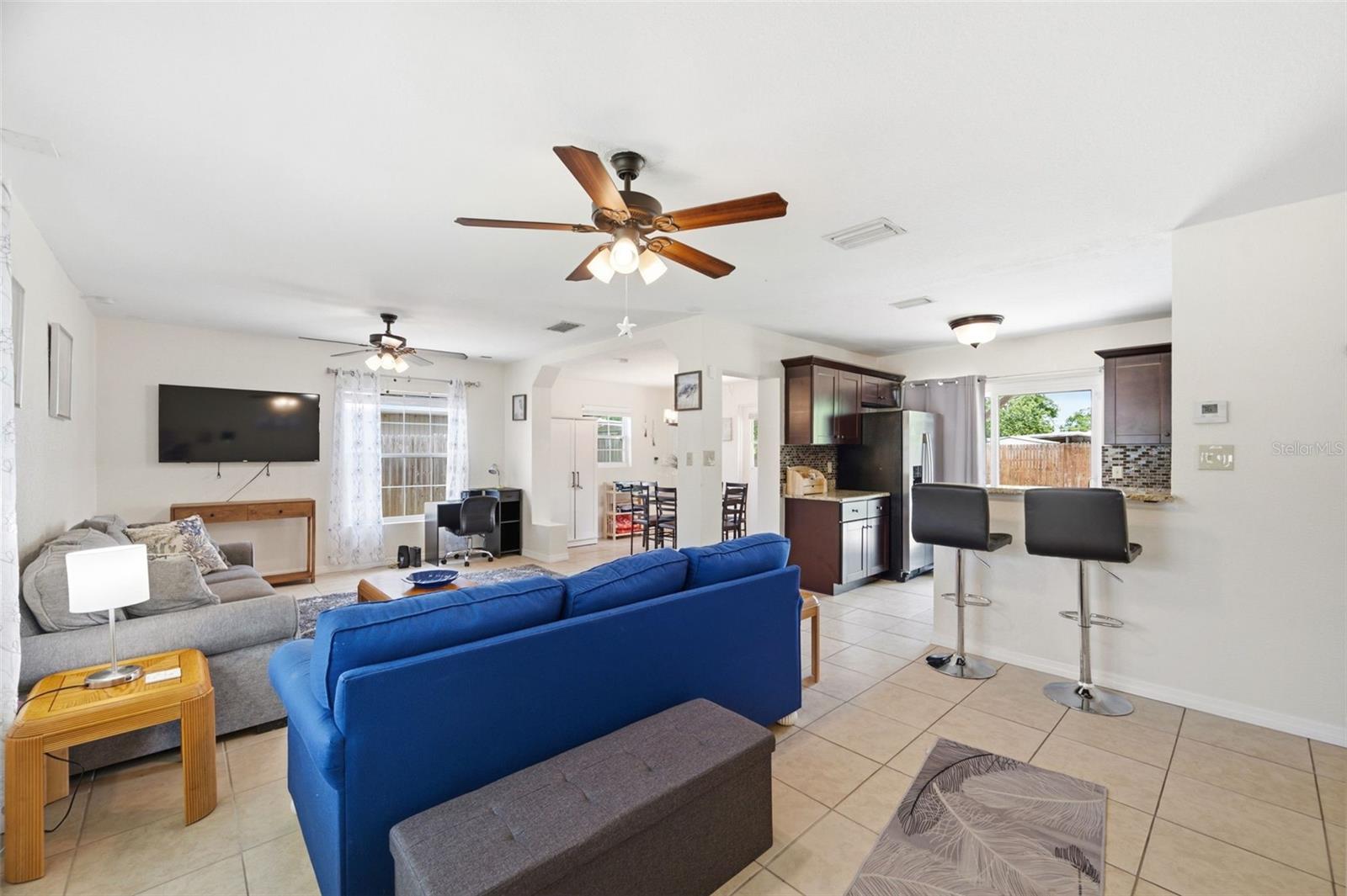 Large Living Room upon entering the home.