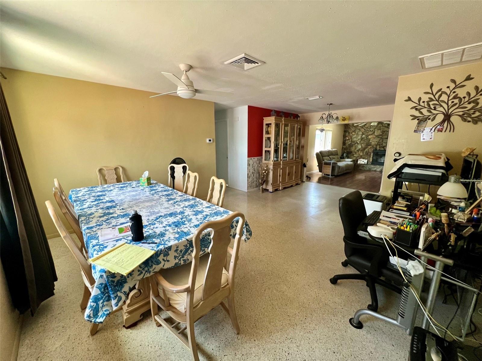 The living room dining room combo
