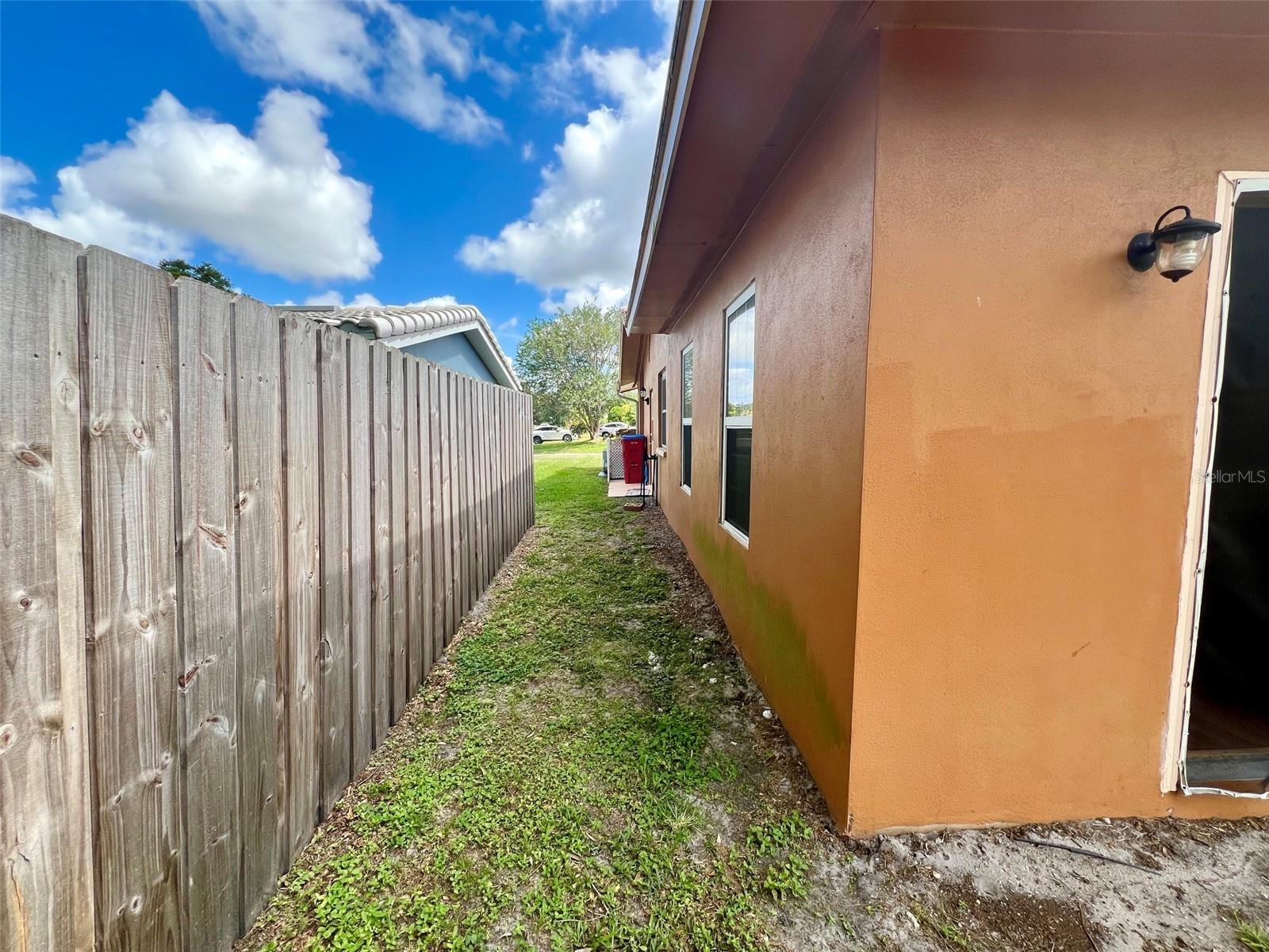 Side of house