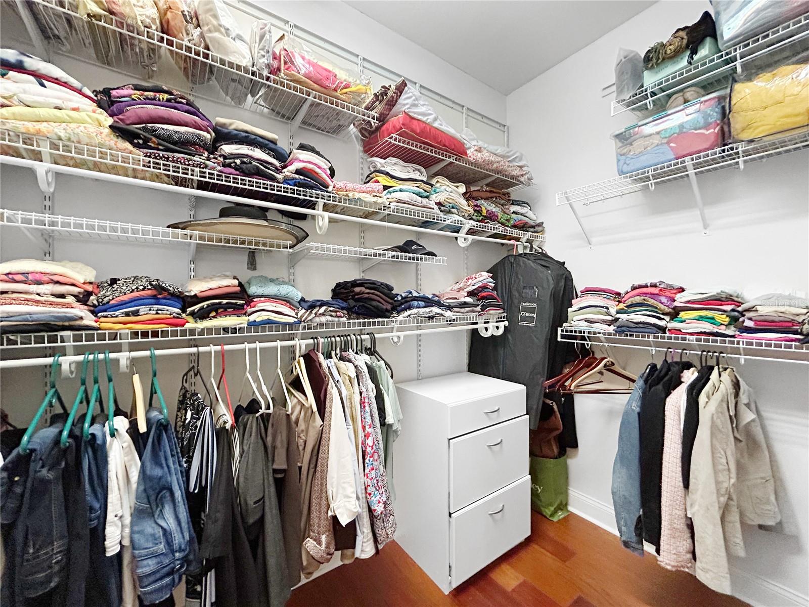 Primary bedroom closet
