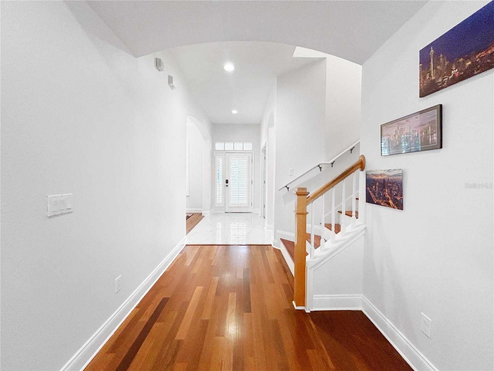 Stairs to second floor