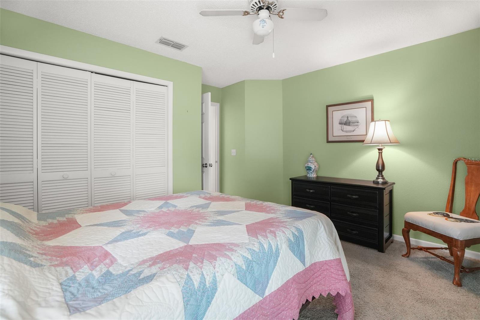 4th bedroom upstairs with large closet