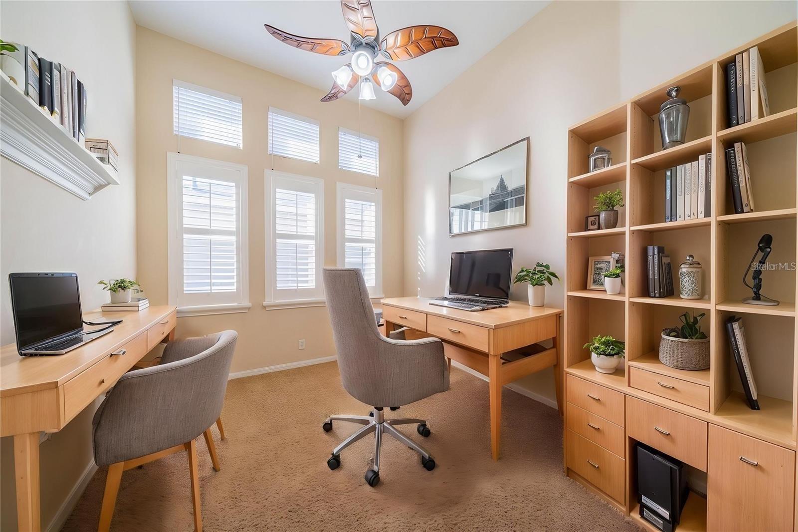 Office or third bedroom on first floor.