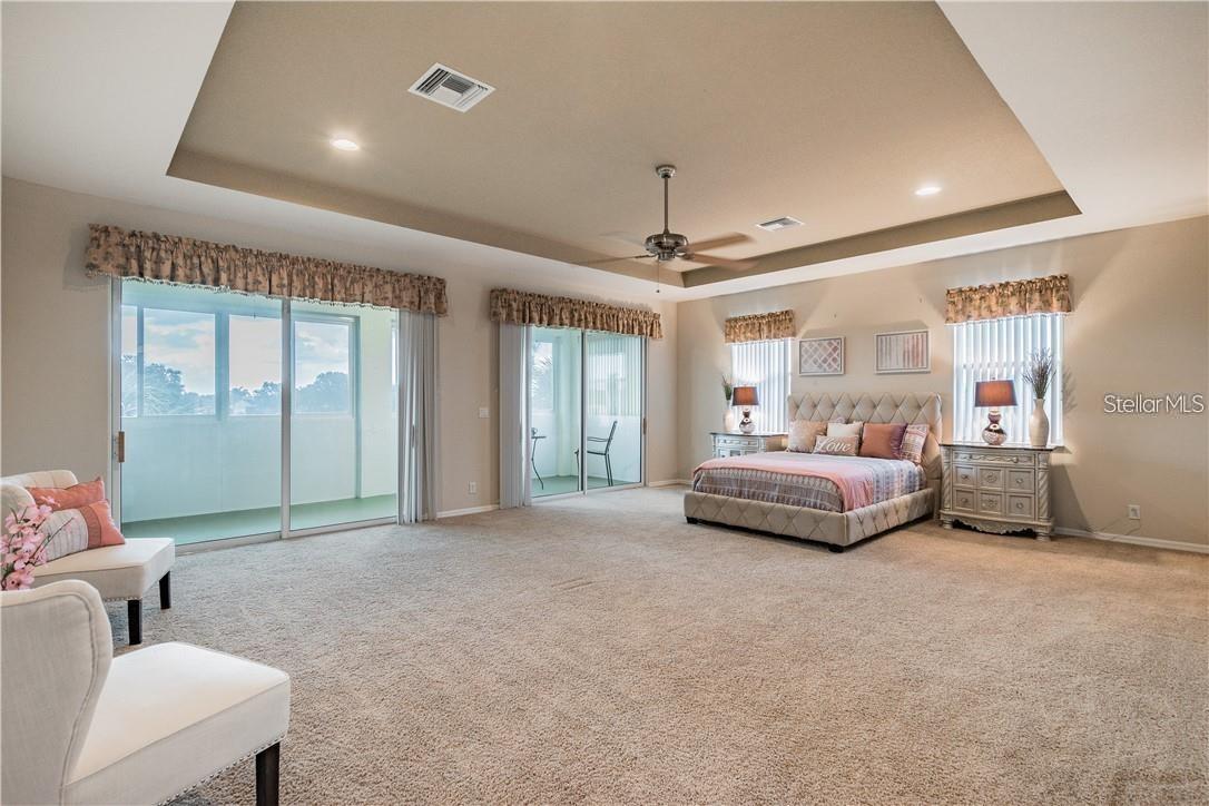 Bonus room on second floor with full bath and lanai
