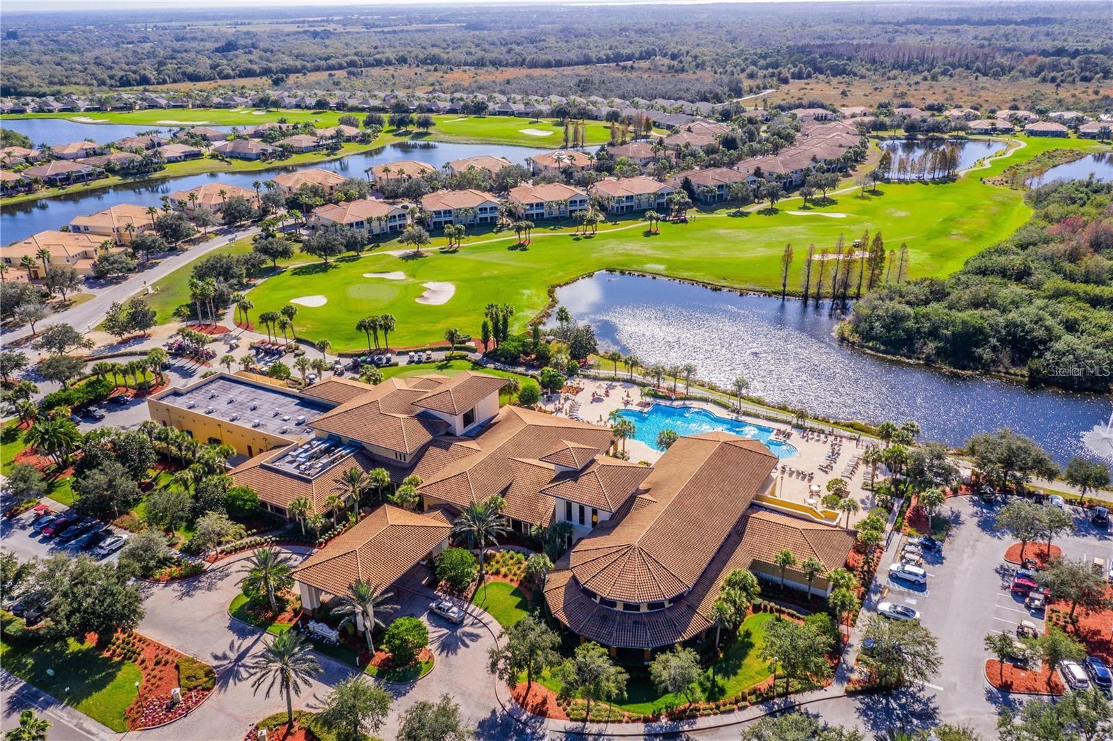 Country Club aerial view