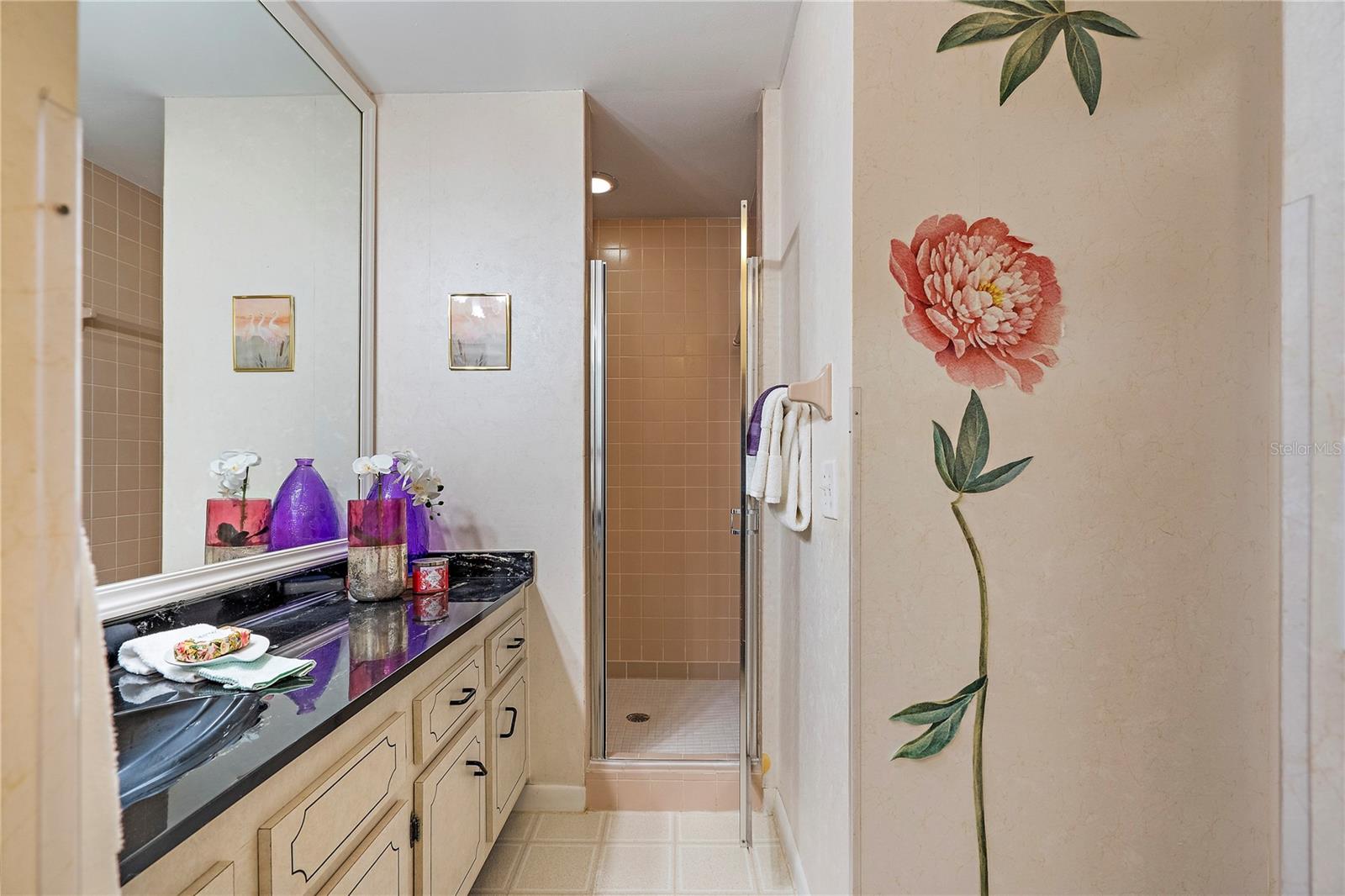 Lengthened vanity