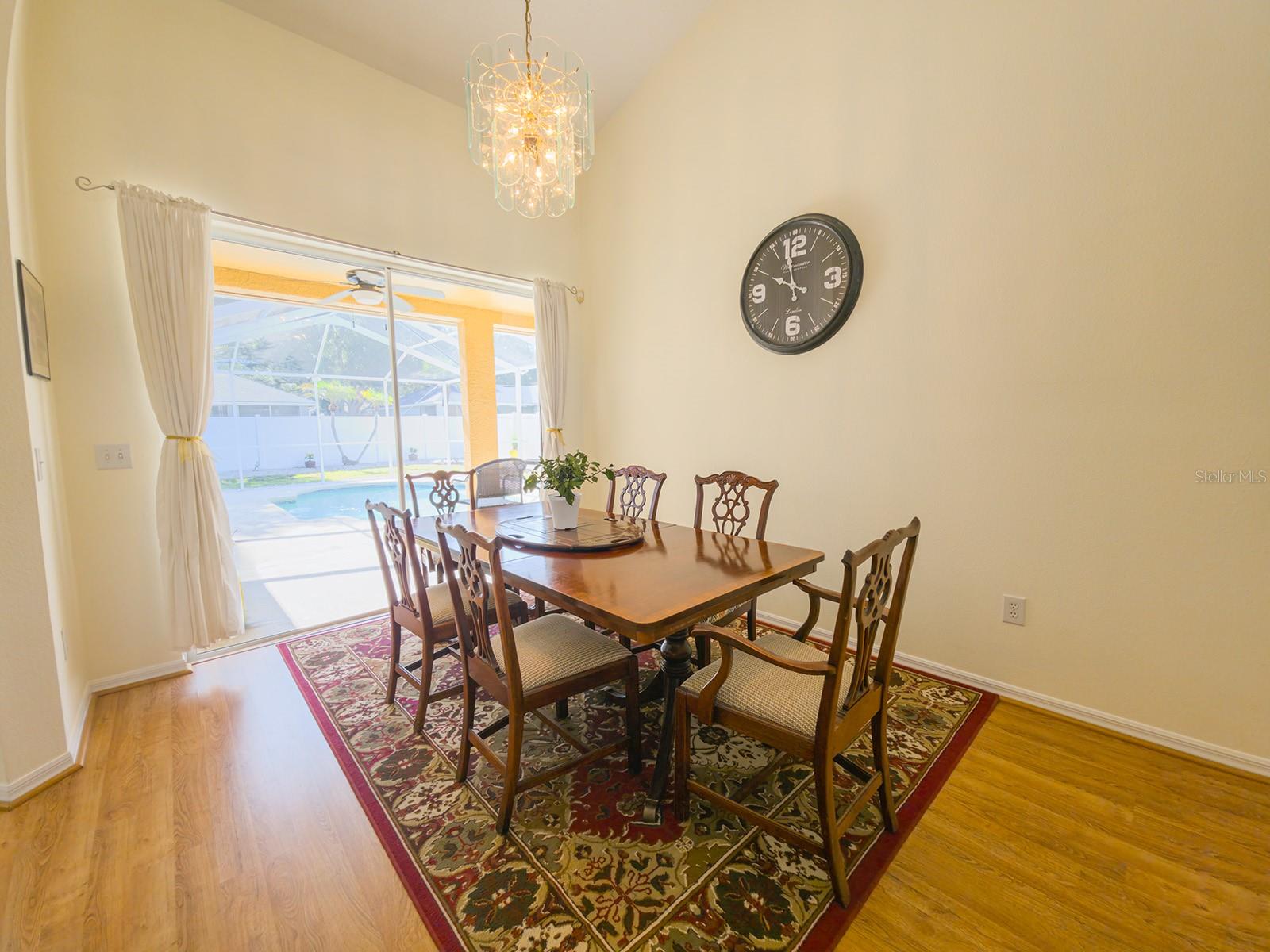 Interior photo taken at different time of day
