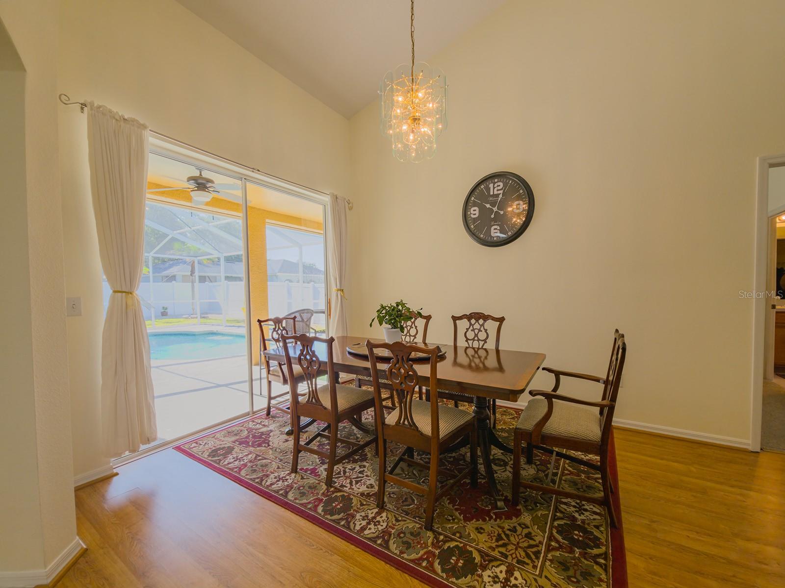 Interior photo taken at different time of day