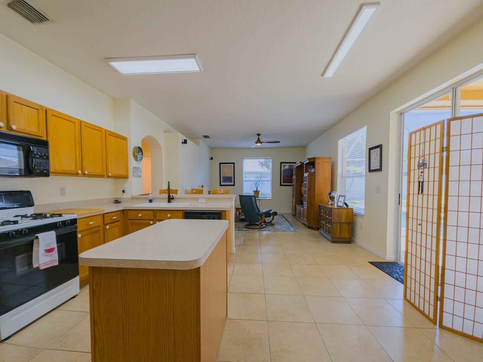 Interior photo taken at different time of day