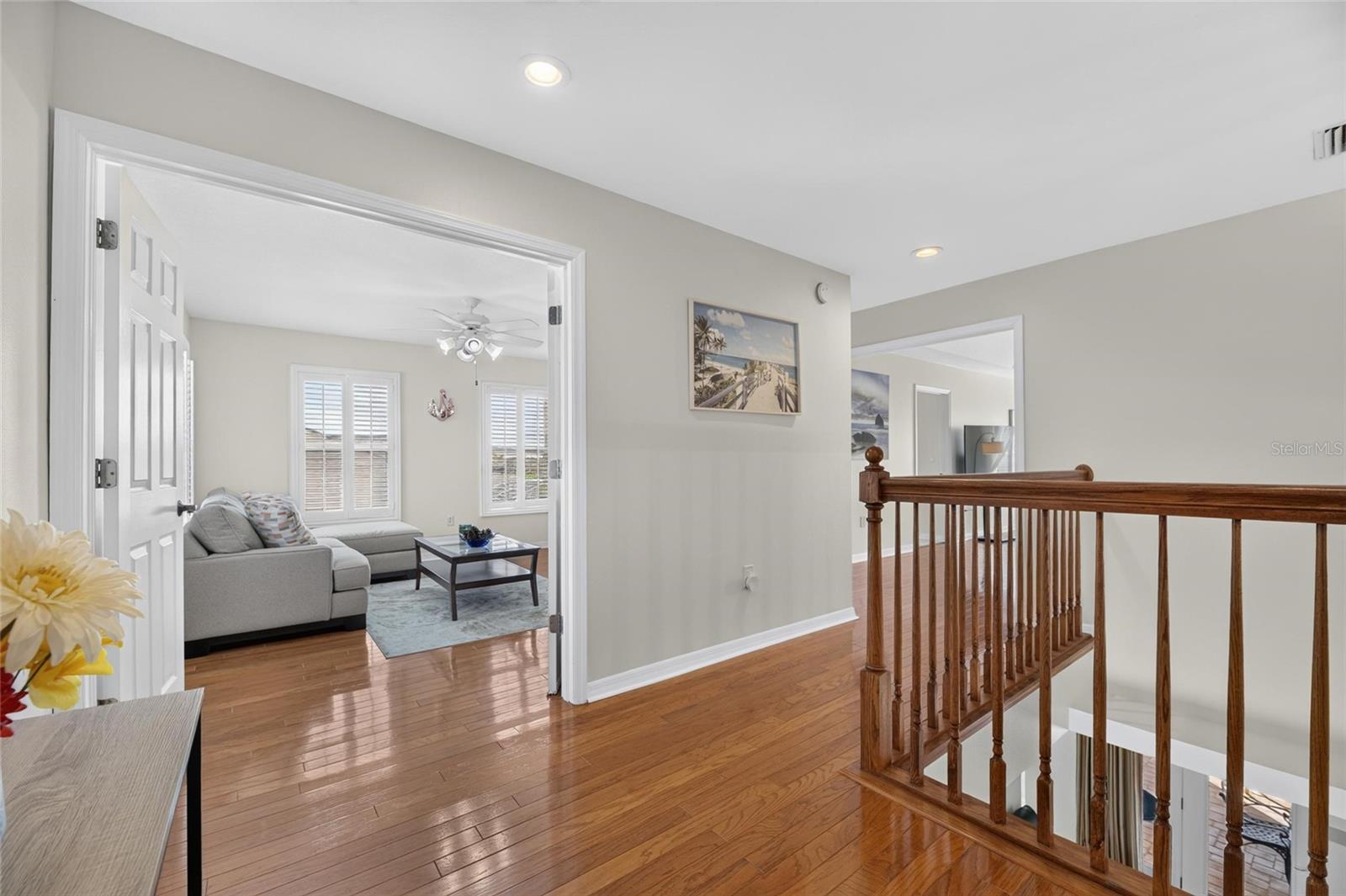 Gorgeous Wood Flooring and Railings