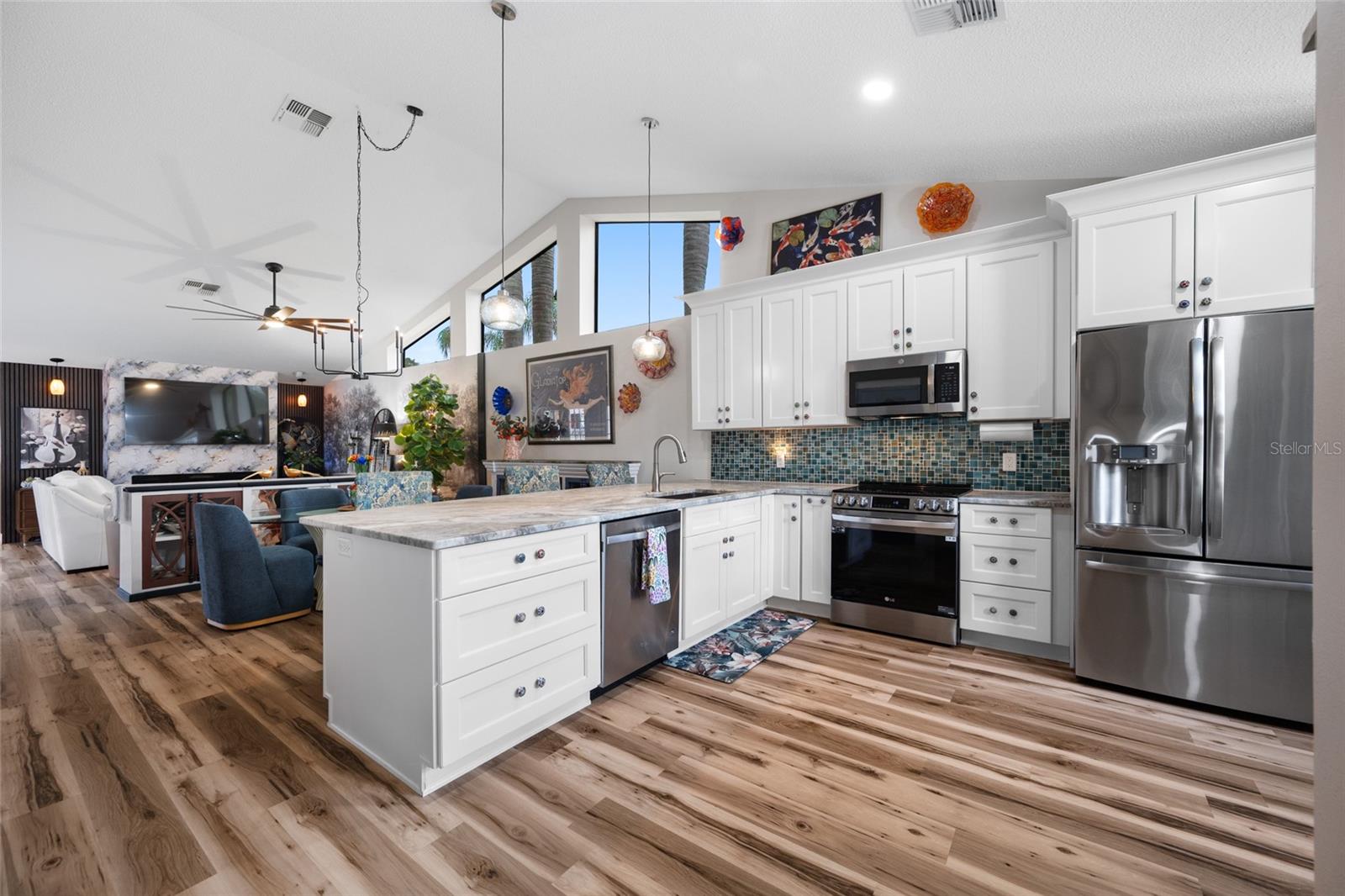 Remodeled kitchen