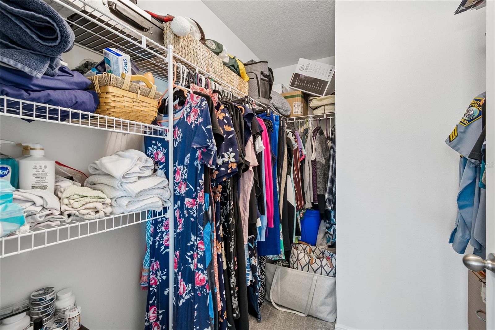 Primary walk in closet