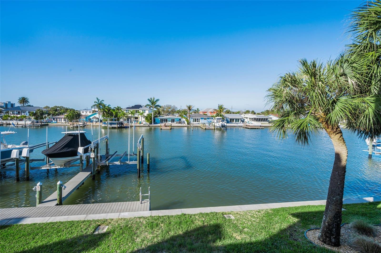 Enjoy the unobstructed waterfront from your main level balcony!