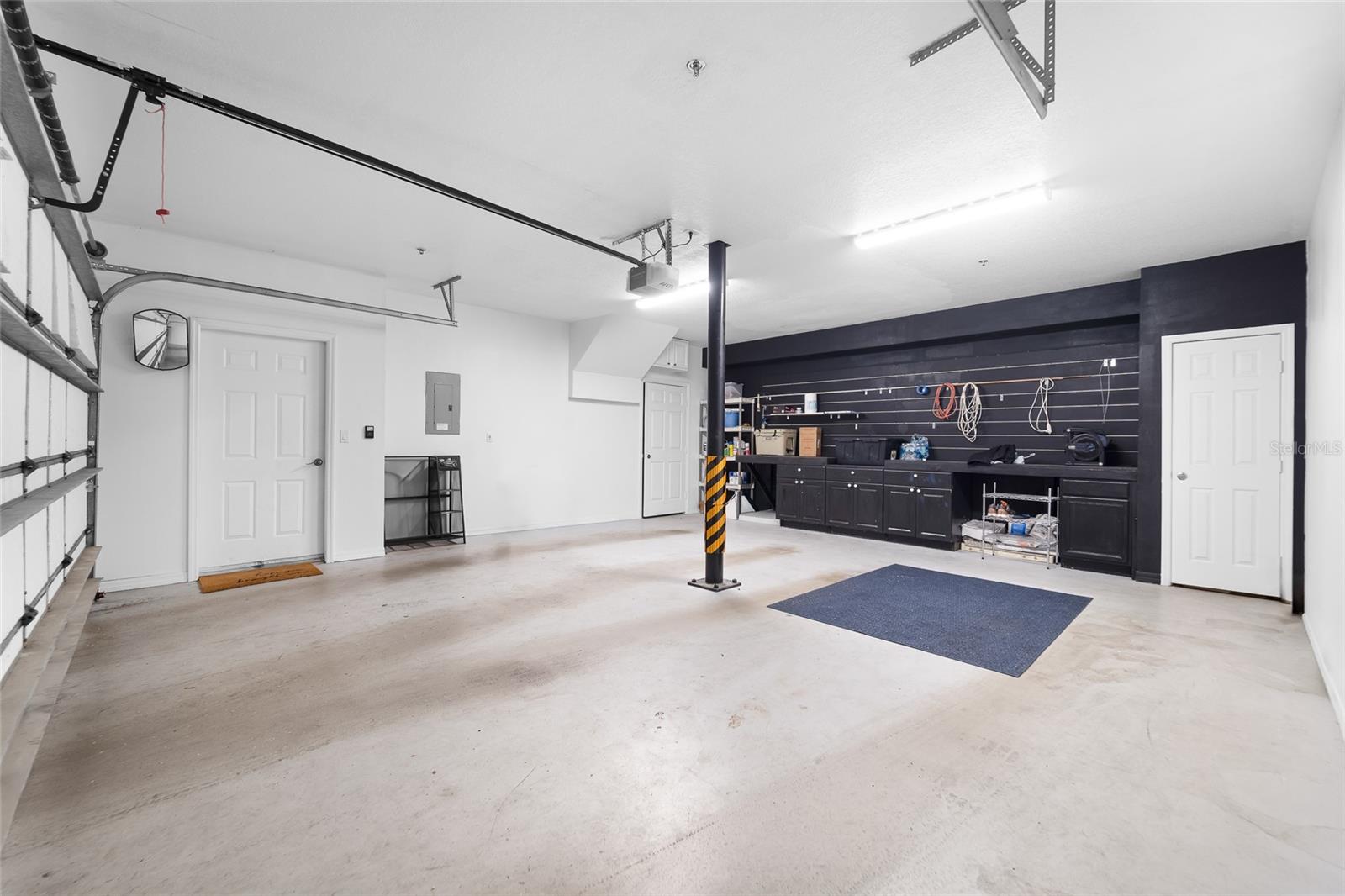 2 Car Garage with Built-Ins
