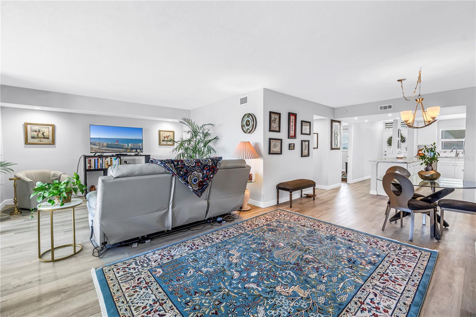 Open floor plan living