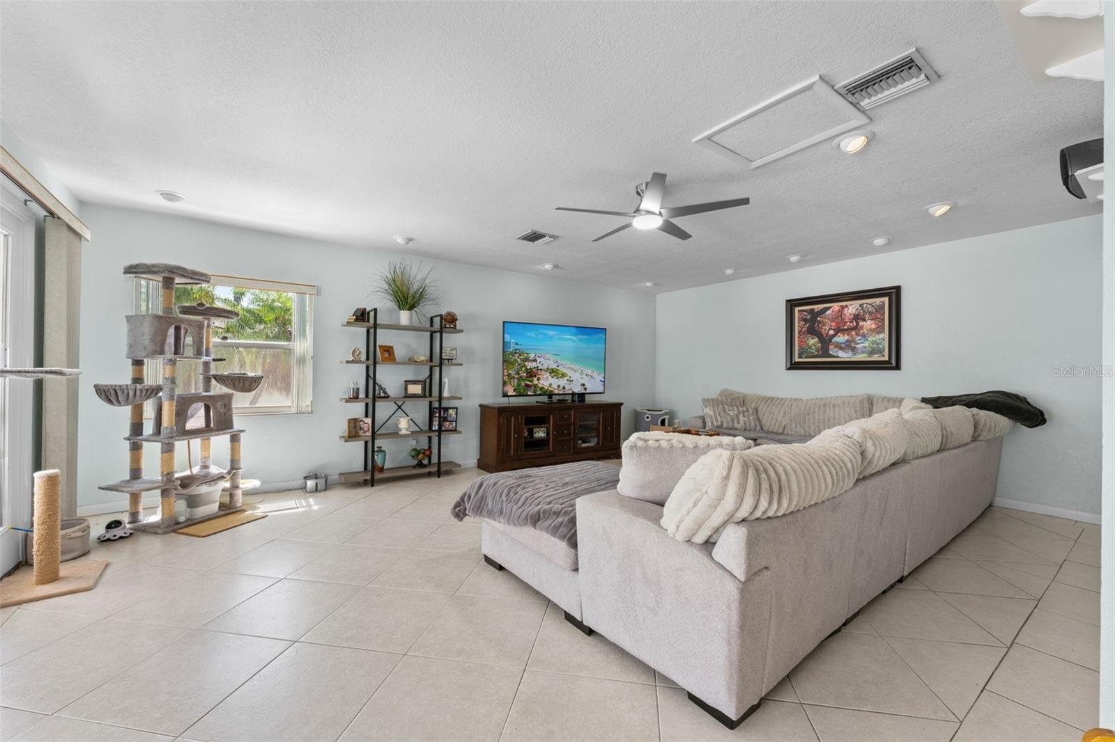 Extra large family room