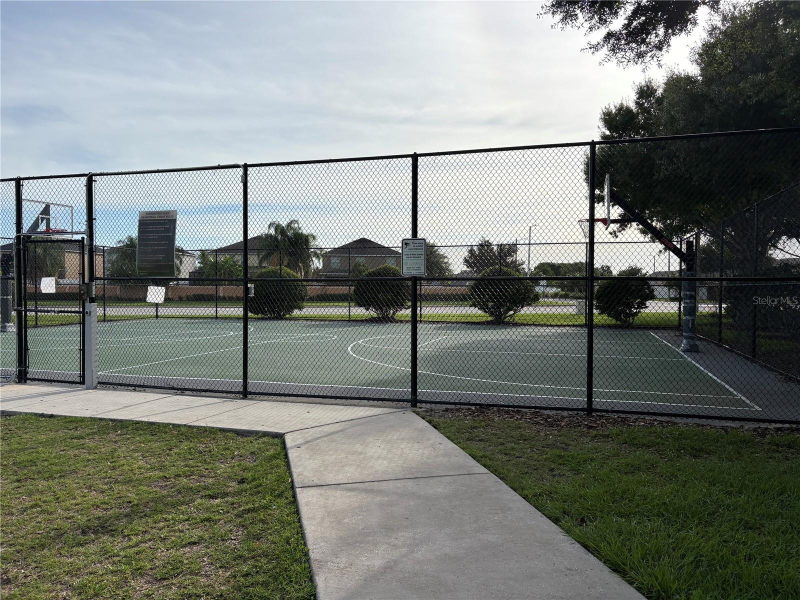 TENNIS/BASKETBALL COURT