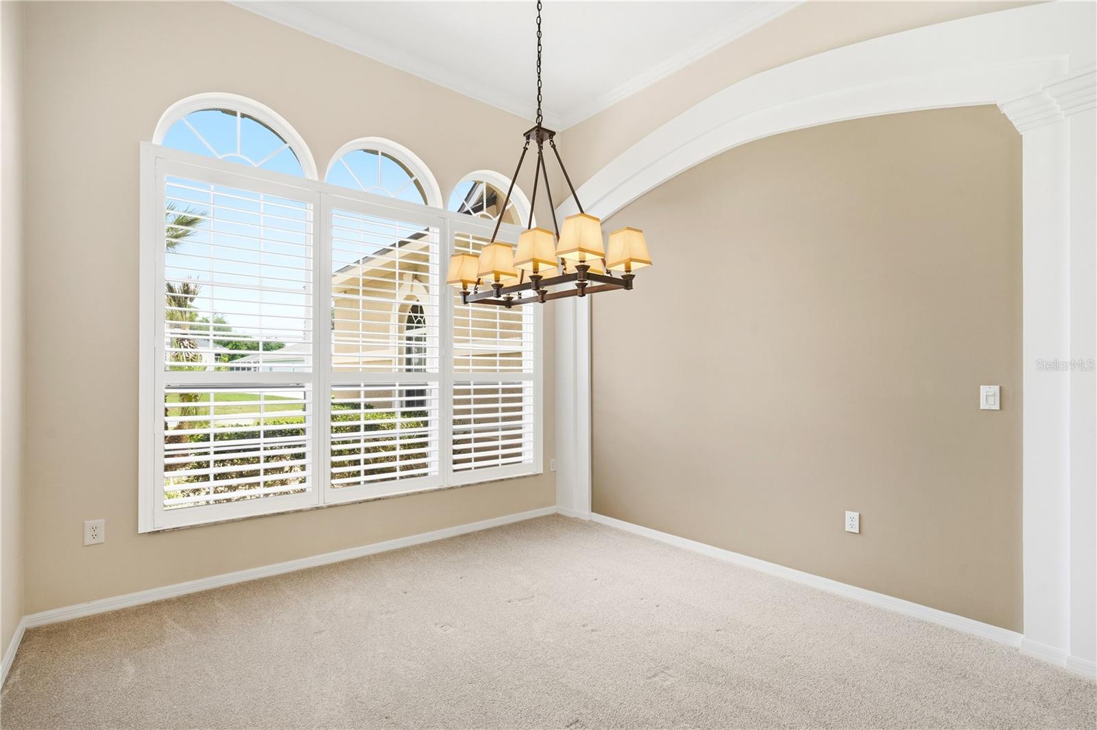 Dining room large windows