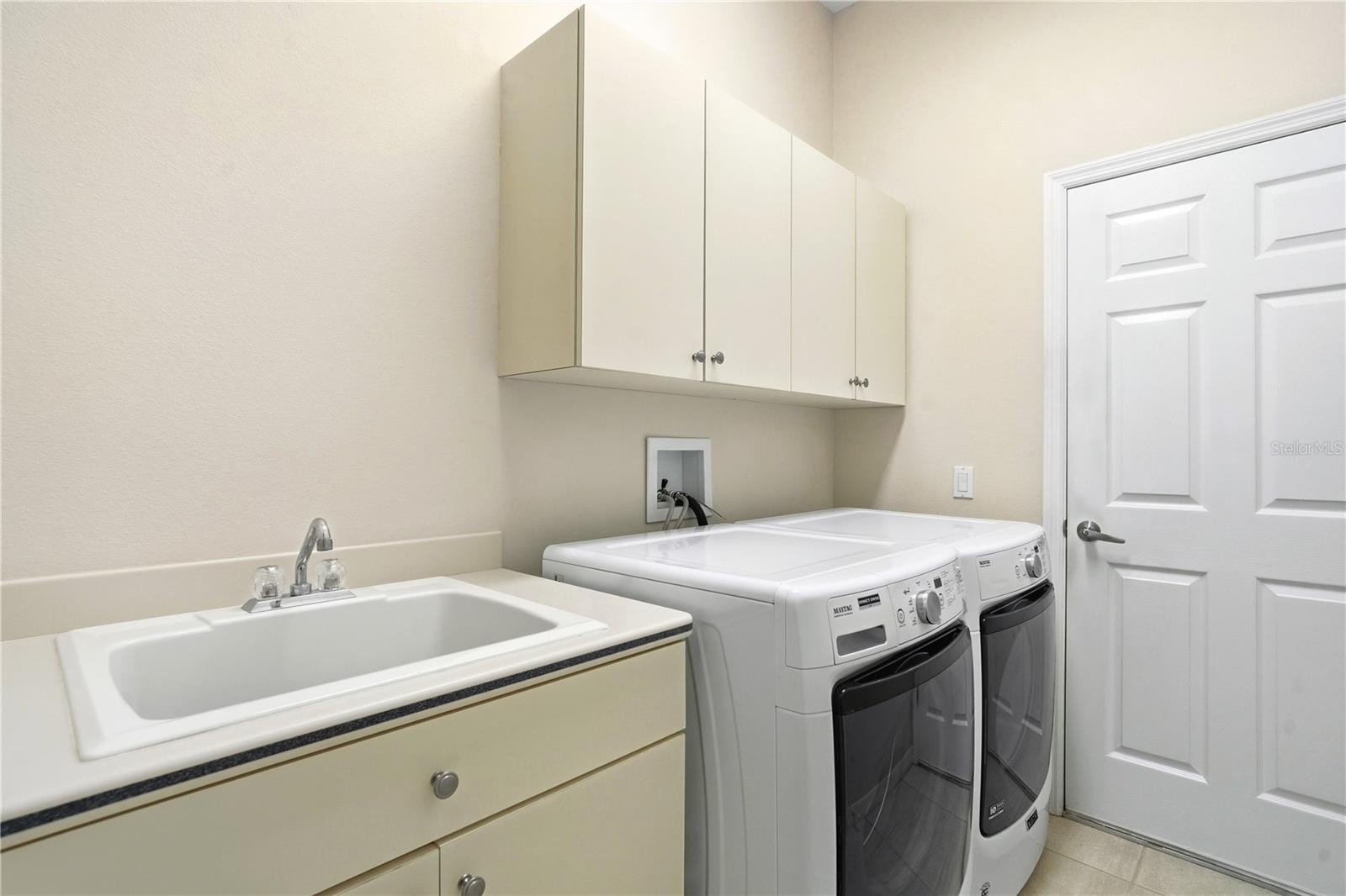 inside laundry room